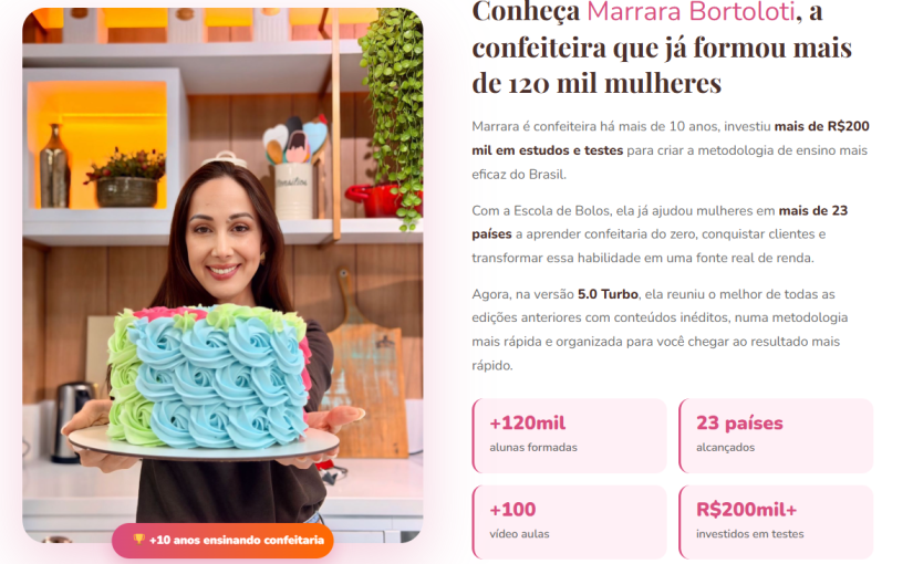 Escola de Bolos 5.0 Turbo vale a pena em 2026?